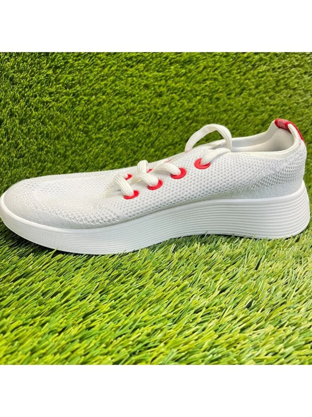Allbirds Tree Runner Go Womens Size 9.5 White Athletic Running Shoes Sneakers